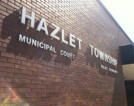 Photograph of the sign for Hazlet Municipal Court